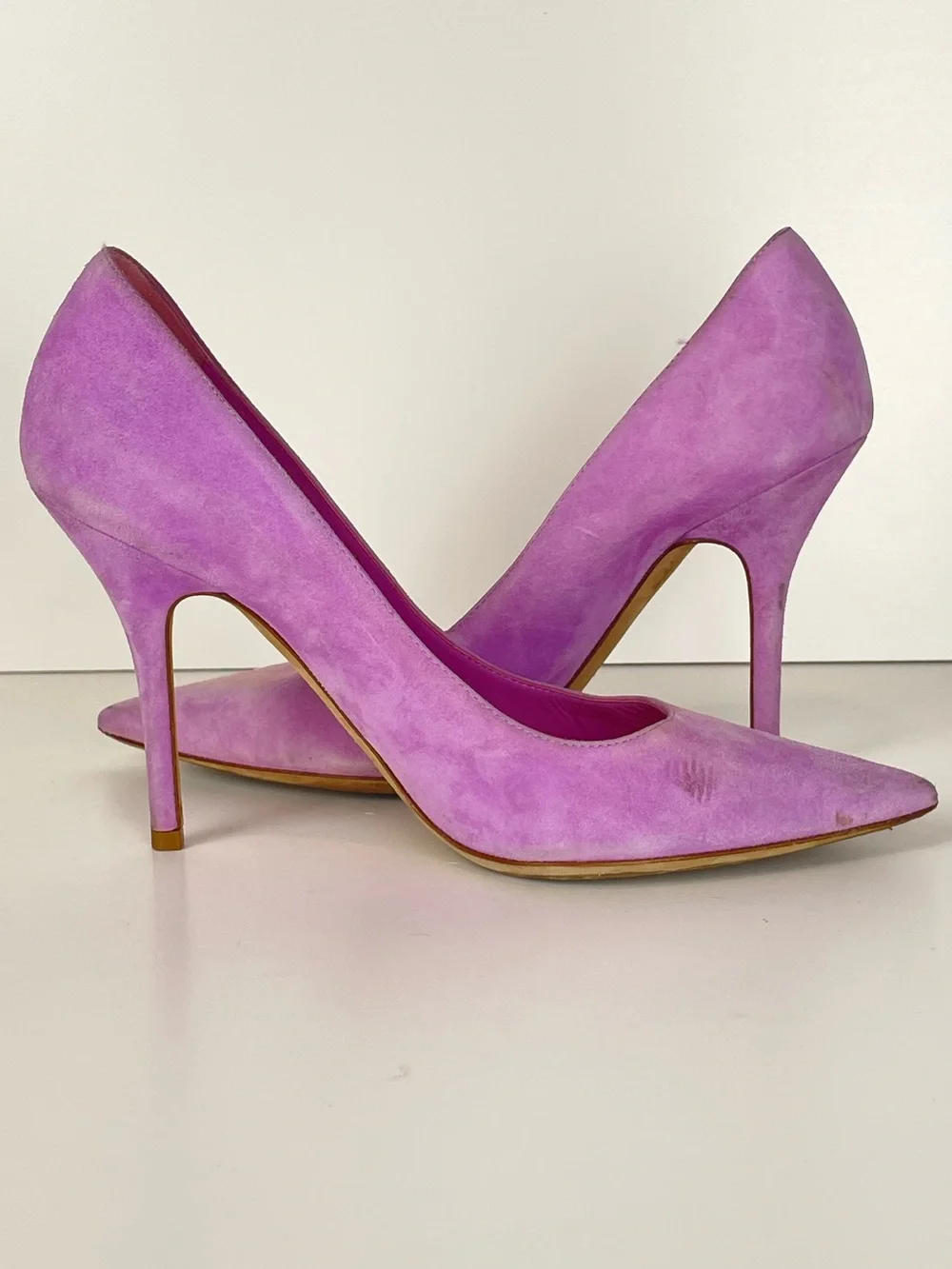Christian Dior Suede Pointed-Toe Stiletto Pump size 37 US 6.5-7